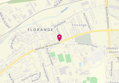 Plan de L'Aroma, 91 avenue de Lorraine, 57190 Florange
