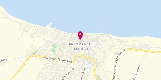 Plan de Au Camilena, 23 Rue Maréchal Joffre, 14117 Arromanches-les-Bains