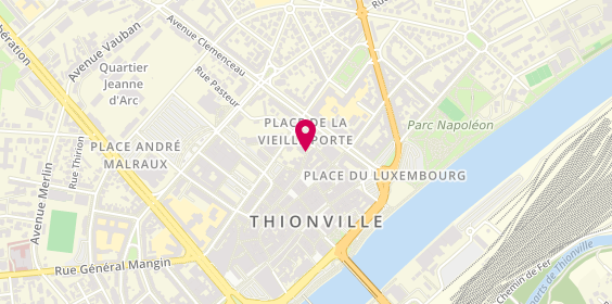 Plan de La P'tite Fabrique, 52 Rue de l'Ancien Hopital, 57100 Thionville