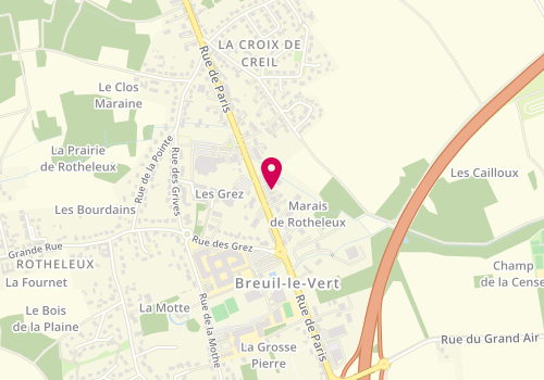 Plan de So Burger, 405 Route de Paris, 60600 Breuil-le-Vert