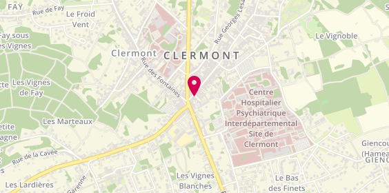 Plan de L'Atelier Gourmand, 10 Rue de la République, 60600 Clermont