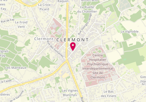 Plan de La Perle Bleue, 31 Rue République, 60600 Clermont