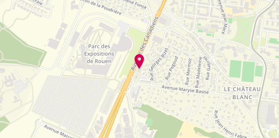 Plan de Mcdonald's, 63 avenue des Canadiens, 76800 Saint-Étienne-du-Rouvray