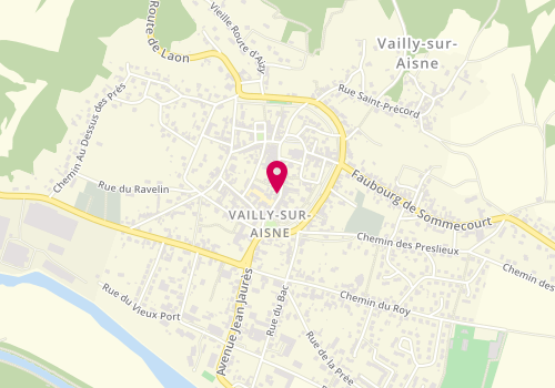 Plan de Vailly Express, 28 Rue Alexandre Legry, 02370 Vailly-sur-Aisne