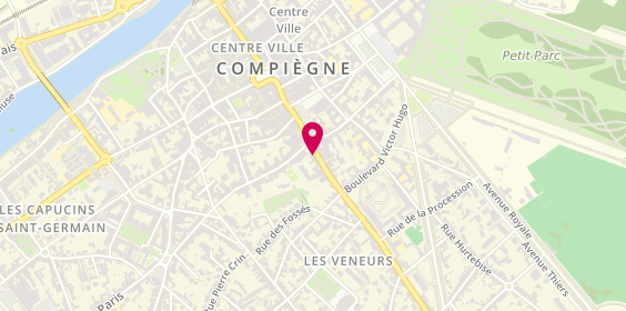 Plan de L'Orient Express, 4 Rue de Pierrefonds, 60200 Compiègne