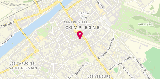 Plan de LA PAUSA Compiègne, 5 Rue des Lombards, 60200 Compiègne