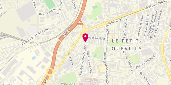Plan de HARKAT Adel, 2 Rue Guillaume Lecointe, 76140 Le Petit-Quevilly