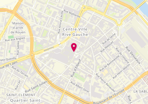 Plan de Quick, Centre Commercial Saint Sever, 76046 Rouen