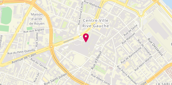 Plan de Kfc, Avenue de Bretagne Centre Commercial Saint Sever, 76100 Rouen
