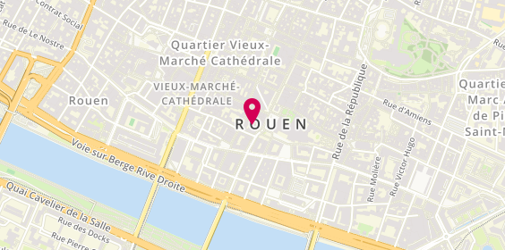 Plan de New School Rouen, 3 Rue du Petit Salut, 76000 Rouen