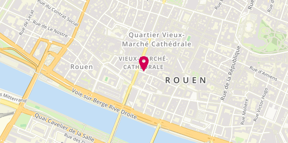 Plan de Restaurant Philippe, 54 Rue Aux Ours, 76000 Rouen