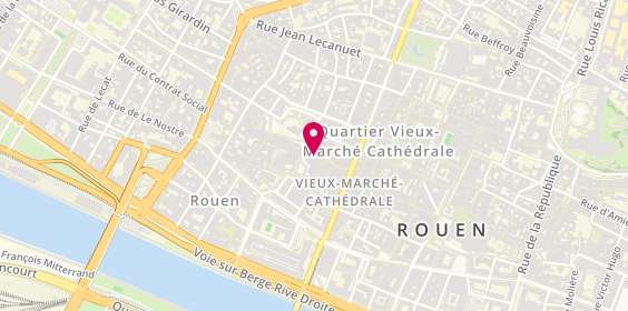Plan de KFC, 173 Rue du Gros Horloge, 76000 Rouen