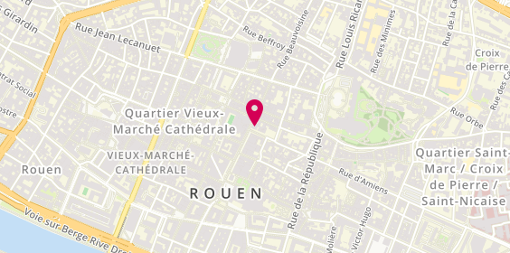 Plan de Carrefour City, 46 place des Carmes, 76000 Rouen