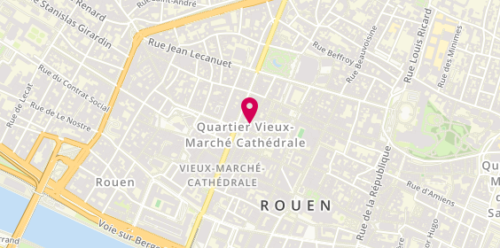 Plan de Quick Grill, 8 Rue Percière, 76000 Rouen