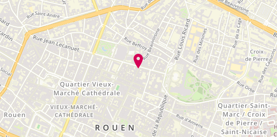 Plan de Restaurant la Strada, 24 Beauvoisine, 76000 Rouen