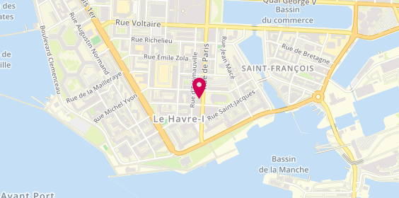 Plan de Paris Délice, 61 Rue de Paris, 76600 Le Havre