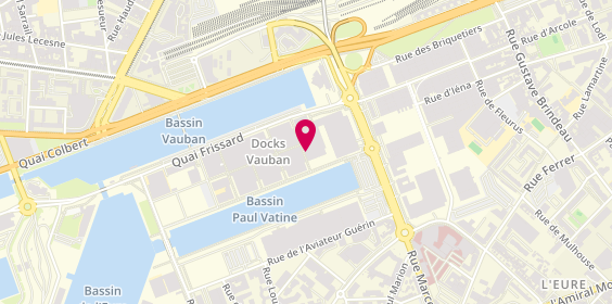 Plan de Del Arte, Centre Commercial Docks Vauban
70 Quai Frissard, 76600 Le Havre