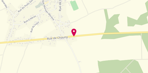 Plan de Delicima Pizza, 2 Route Chauny, 02700 Amigny-Rouy