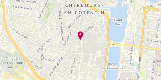 Plan de O'tacos, 8 Rue Albert Mahieu, 50100 Cherbourg-en-Cotentin