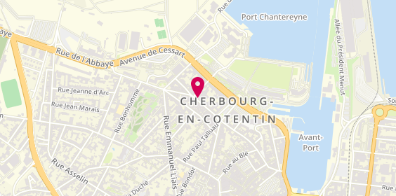 Plan de Argana Kebab, 24 Rue de la Paix, 50100 Cherbourg-en-Cotentin