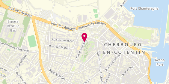 Plan de QUESTE Raoul, 15 Rue Bonhomme, 50100 Cherbourg-en-Cotentin