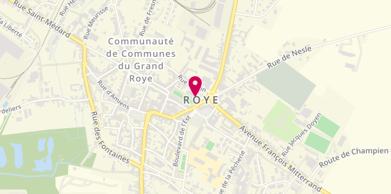 Plan de Le Roye Gourmet, 1 place de la République, 80700 Roye