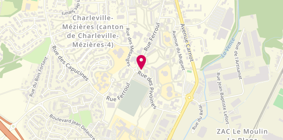 Plan de Le Qg, 1 Rue des Pivoines, 08000 Charleville-Mézières