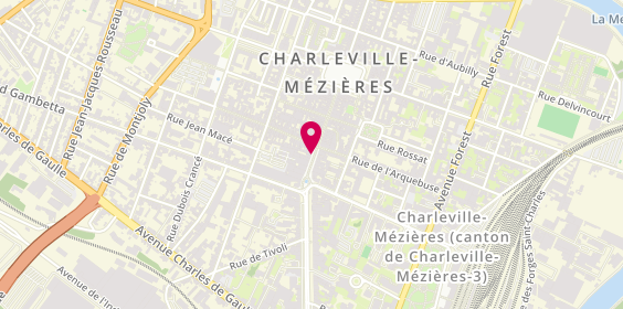 Plan de La Mie Câline, 8 Rue Pierre Bérégovoy, 08000 Charleville-Mézières