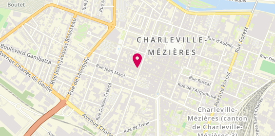 Plan de Stop Sandwich 08, 37 Rue Bourbon, 08000 Charleville-Mézières