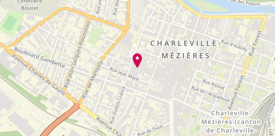 Plan de Chicken Spot, 69 Rue Bourbon, 08000 Charleville-Mézières