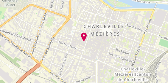 Plan de Le P'tit Régal, 42 Rue Bourbon, 08000 Charleville-Mézières