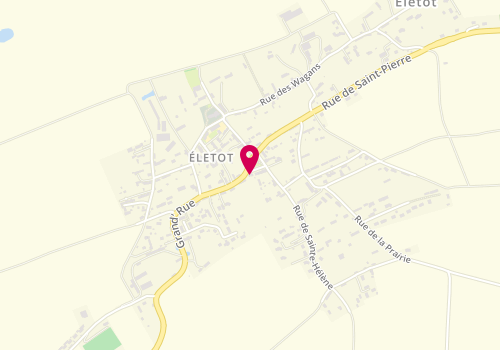Plan de Le P'tit Eletot, 110 place du Marquais, 76540 Életot