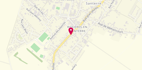 Plan de Rosiéres Kebab, 13 Rue du Maréchal Foch, 80170 Rosières-en-Santerre