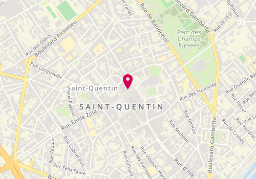 Plan de Subway, 19 Rue Saint-André, 02100 Saint-Quentin