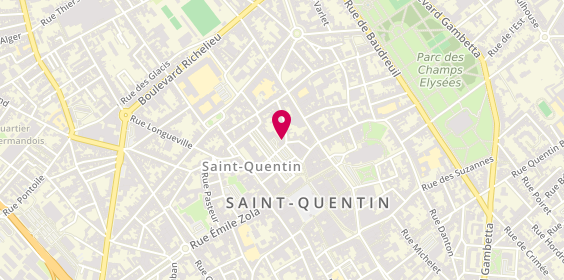 Plan de Les Chefs Rotisseurs, 3 Rue du Petit Origny, 02100 Saint-Quentin
