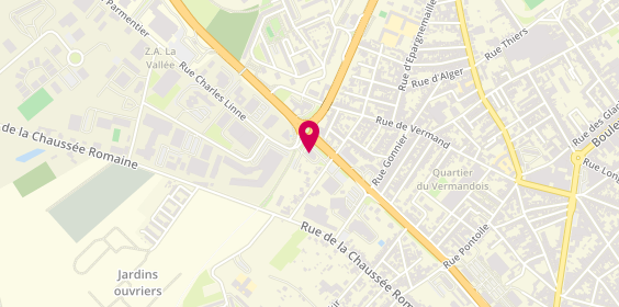 Plan de Mc Donald's, Rue Alexandre Dumas chemin de Noirmont, 02100 Saint-Quentin