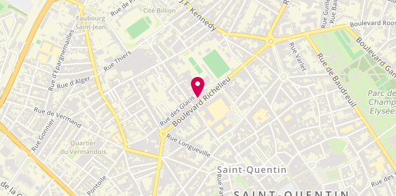 Plan de La Ch'ti Frite, 86 Boulevard Richelieu, 02100 Saint-Quentin