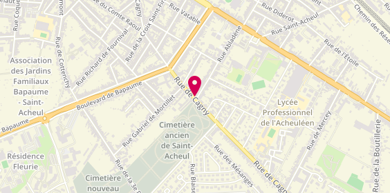 Plan de Doudou Pizza, 211 Rue de Cagny, 80090 Amiens