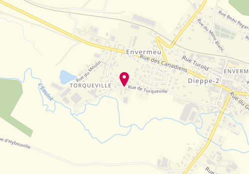 Plan de THUILLIEZ Jean Michel, 594 Route de Torqueville, 76630 Envermeu