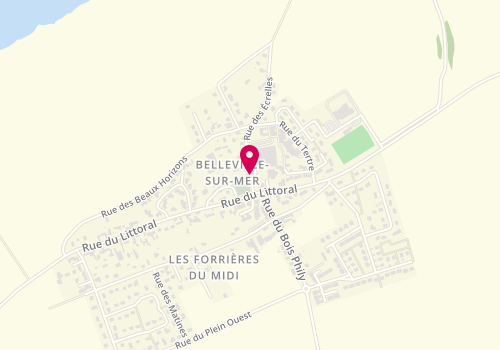 Plan de Restaurant Turquoise Kebab, Belleville Sur Mer 3 Place Marquis de Belleville, 76370 Petit-Caux
