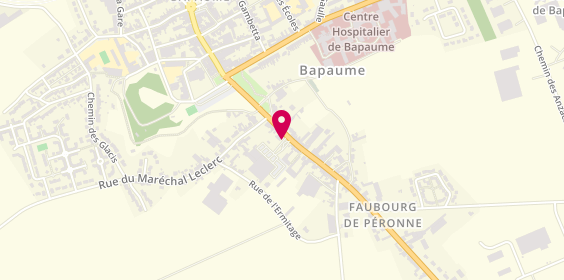 Plan de Le Kiosque à Pizzas, Parking Centre Commercial Intermarché
Rue du Faubourg de Péronne, 62450 Bapaume