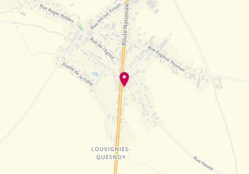 Plan de Friterie Les Forges, 79 Bis N Route Nationale, 59530 Louvignies-Quesnoy