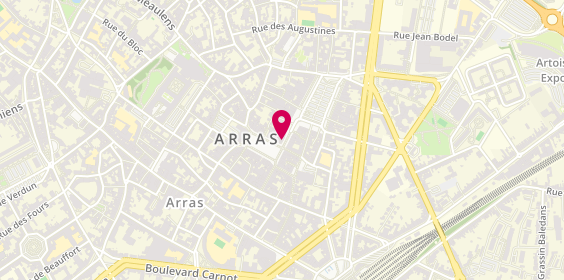 Plan de Friterie Arrageoise, 3 Rue de la Taillerie, 62000 Arras