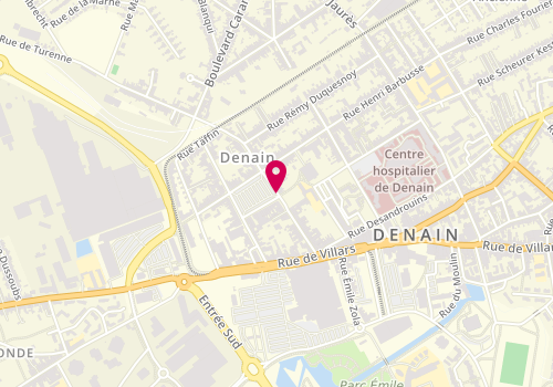 Plan de Viennoiserie le Pain Dore, 56 Rue Lazare Bernard, 59220 Denain