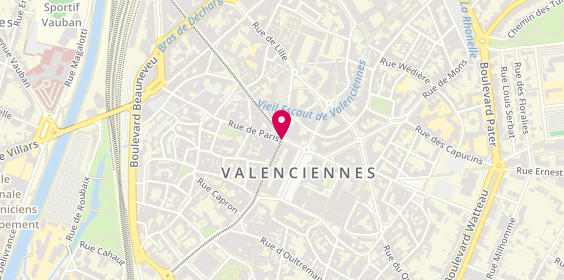 Plan de Bjb Donuts, 15 Rue Vieille Poissonnerie, 59300 Valenciennes