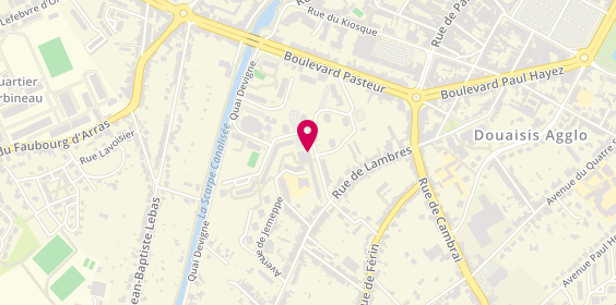 Plan de Home pizza Gayant, 143 avenue de Recklinghausen, 59500 Douai