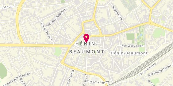 Plan de Le Prince henin beaumont, 67-3 Pl. Jean Jaurès, 62110 Hénin-Beaumont