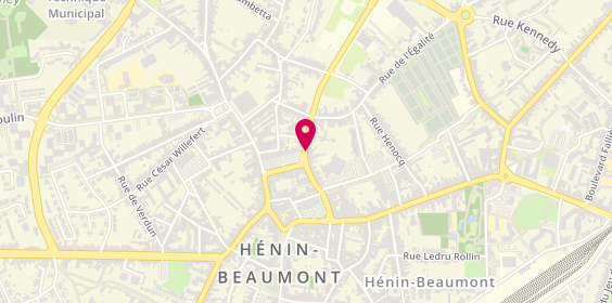 Plan de Mc Murphy, 206 Rue Montpencher, 62110 Hénin-Beaumont