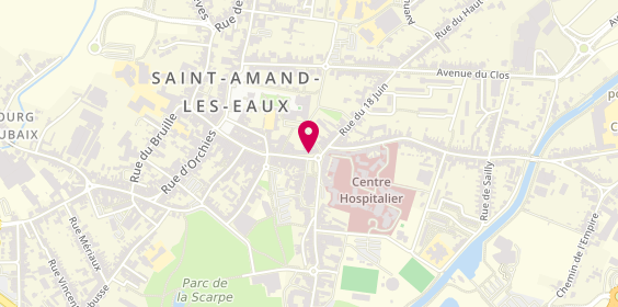 Plan de Best burger, 9 Place du 11 Novembre, 59230 Saint-Amand-les-Eaux