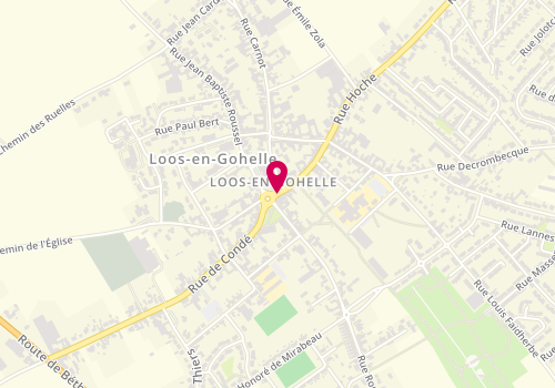 Plan de Friterie Loossoise, 4 Place République, 62750 Loos-en-Gohelle